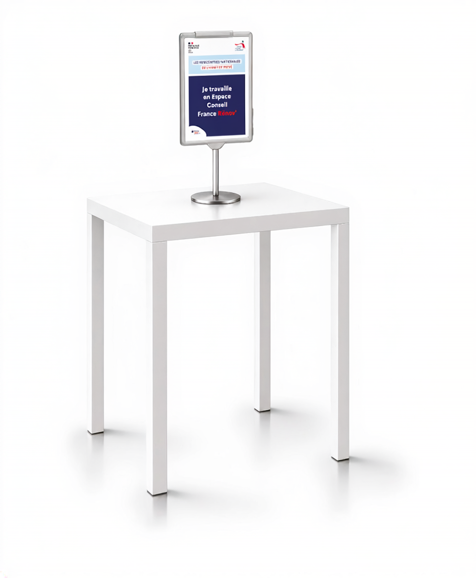 Support de table papotage